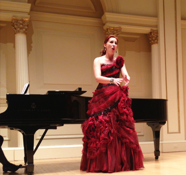 Justyna Giermola Soprano - Carnegie Hall
